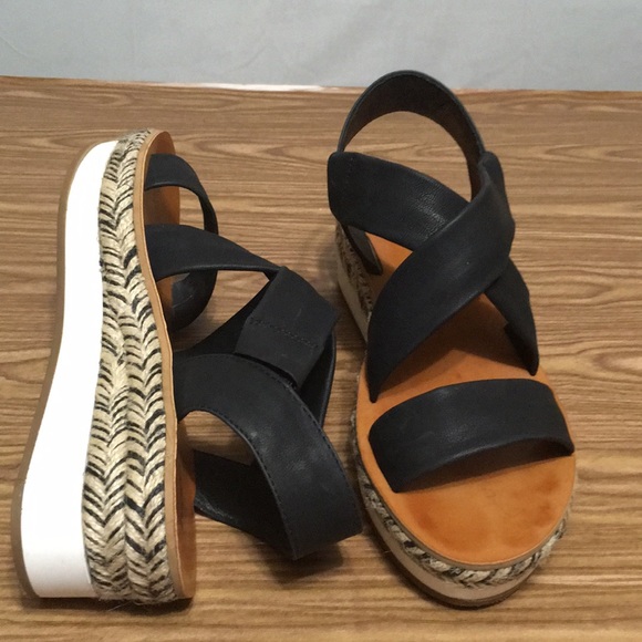 Lucky Brand Shoes - Lucky Brand Johannes Wedge Espadrille Sandals